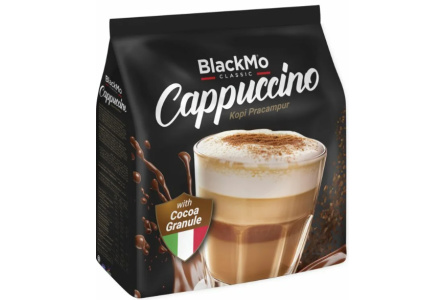 Напиток кофейный BLACKMO 25,5гр 18шт Cappuccino классик 1/18шт