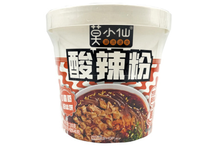 Лапша RAMEN MO XIAO XIAN 100гр с кисло-острым вкусом 1/12шт