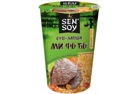Лапша SEN SOY 65гр Ми Фо Бо стакан 1/24шт
