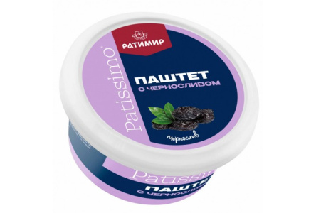 Паштет РАТИМИР 150гр с черносливом 1/1шт