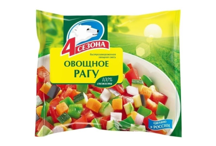 Заморож 4 Сезона 400гр Рагу овощное 1/20шт Россия