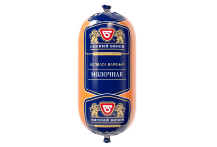 Колбаса ОМСКИЙ БЕКОН 450гр молочная 1/5шт