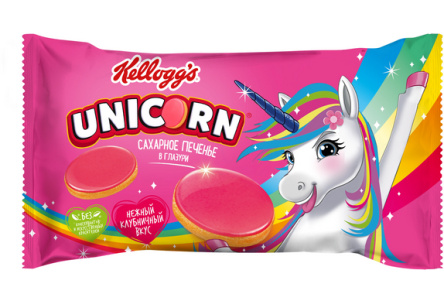 Печенье KELLOGGS 105гр В клубничной глазури 1/15шт