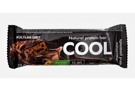 Батончик протеиновый KULTLAB COOLBAR 50гр Арахис/шоколад 1/25шт