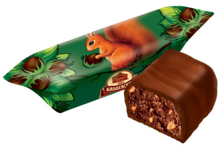 Конфеты БЕЛОЧКА 1/5кг Бабаевский