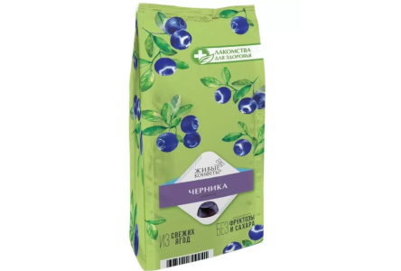 Мармелад желейный ЛАКОМСТВА ДЛЯ ЗДОРОВЬЯ 170гр Черника/треголаза 1/12шт