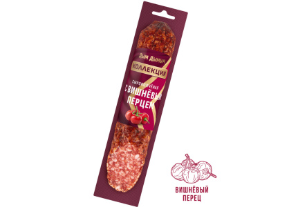 Колбаса сырокопченая ДЫМ ДЫМЫЧ 200гр С вишневым перцем 1/8шт