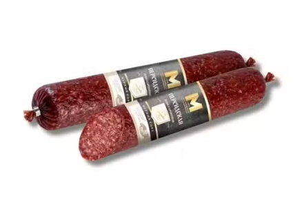 Колбаса сырокопченая МОГИЛЕВСКИЙ МК Персидская с мясом птицы салями в/у вес