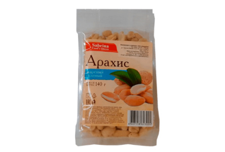 Арахис SABRINA FOODS QUEEN 140гр жареный соленый 1/12шт