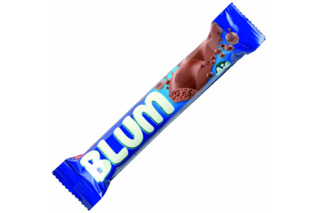 Шоколад молочный BLUM 30гр Пористый 1/40шт