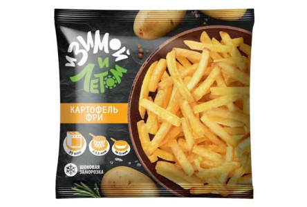 Заморож И ЗИМОЙ И ЛЕТОМ 700гр Картофель фри 1/12шт