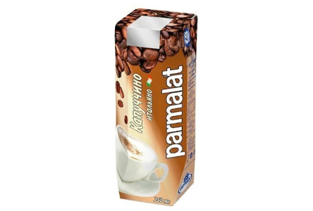 Коктейль молочный PARMALAT 500мл 1,5% Капуччино Итальяно 1/12шт Продукт без заменителя молочного жир