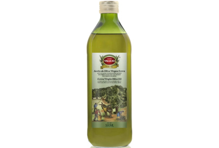 Масло оливковое VALLEJO Extra Virgin 500мл Нерафинированное ст/б 1/12шт