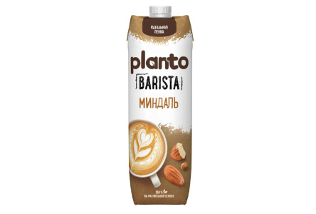 Напиток миндальный PLANTO 1л Almond Barista т/п 1/12шт