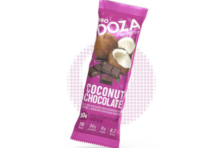 Коктейль протеиновый PRODOZA 30гр Кокос/шоколад 1/40шт