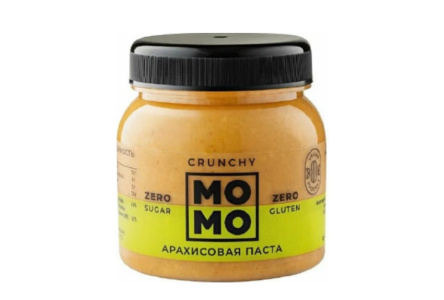 Паста арахисовая МОМО 250гр Мягкая 1/12шт