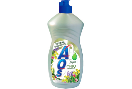 Средство д/мытья посуды AOS 450мл Фито 1/20шт
