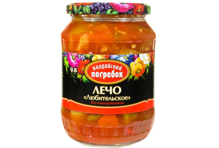 Лечо ВАЛДАЙСКИЙ ПОГРЕБОК 660гр/720мл Любительское ст/б 1/8шт