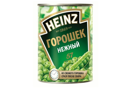 Горошек HEINZ 400гр ж/б 1/12шт