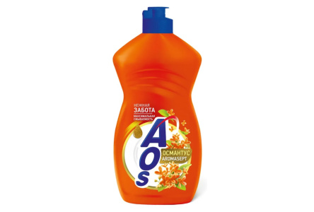 Средство д/мытья посуды AOS 450мл Османтус 1/20шт