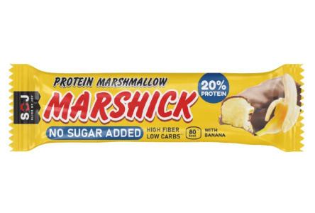 Батончик протеиновый MARSHMALLOW SOJ 30гр Банан б/сахара 1/16шт