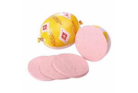 Колбаса вареная Колобок с сыром в/с Брест Беларусь