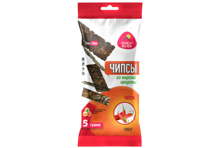 Чипсы GREEN SUN 5гр Чили 1/40шт