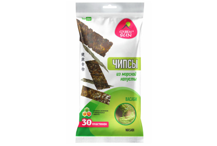 Чипсы GREEN SUN 5гр Васаби 1/40шт