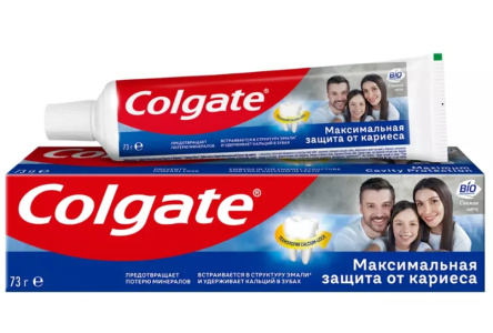 Паста зубная COLGATE Максимальная защита 50мл Свежая мята 1/72шт