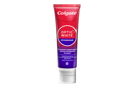 Паста зубная COLGATE Optic White 75мл Мгновенный 1/48