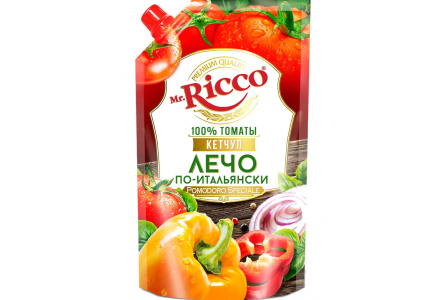 Кетчуп MR.RICCO 300гр Лечо по-итальянски д/п 1/20шт