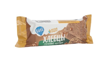 Хлебцы хрустящие LETI 30гр Гречневые запеченные 1/30шт