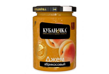 Джем КУБАНОЧКА 300гр Абрикосовый 1/12шт