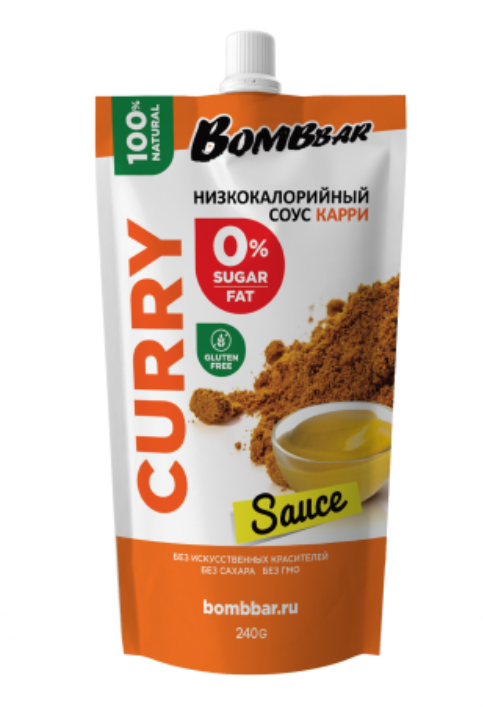 Соус BOMBBAR 240гр Карри 1/10шт