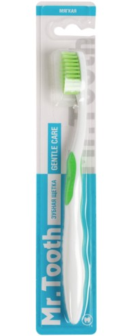 Щетка зубная MR.TOOTH Gentle Care мягкая 1/12шт