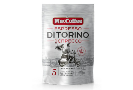 Кофе растворимый MACCOFFEE130гр Экспрессо Диторино д/пак 1/8шт
