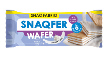 Батончик вафельный SNAQ FABRIQ 120гр со сливочным вкусом 1/28шт