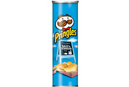 Чипсы PRINGLES 165гр Соль/уксус 1/19шт