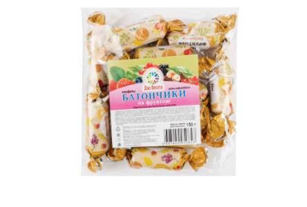 Батончик ДИА-ВЕСТА 150гр На фруктозе 1/20шт