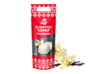 Мороженое БЕЛАРУСКI ПЛОМБIР 500гр 15% Ваниль 1/12шт