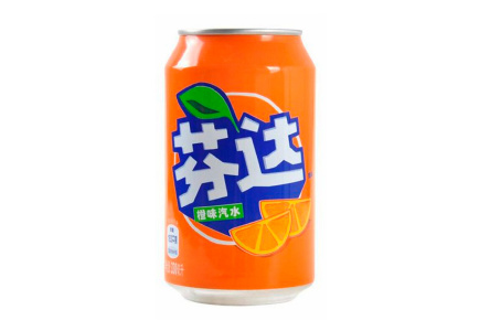 Напиток газ FANTA 0,33л ж/б 1/24шт Китай