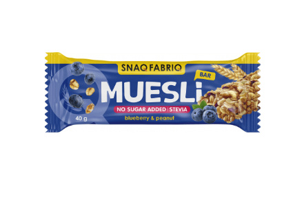 Батончик SNAQ FABRIQ 40гр Мюсли черника 1/25шт