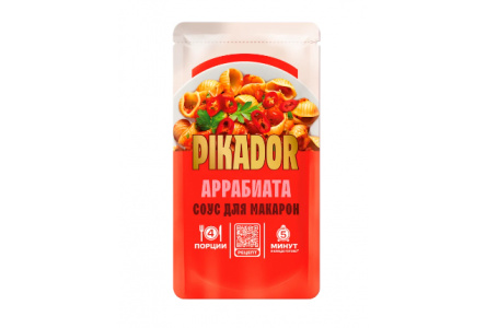 Соус PIKADOR 200гр Аррабиата дой-пак 1/14шт