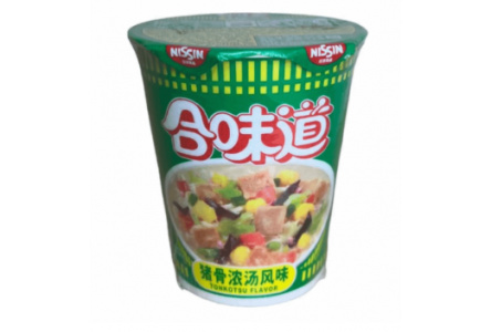 Лапша NISSIN 77гр Тонкацу 1/12шт