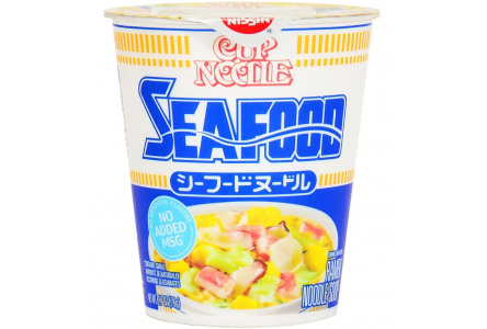 Лапша NISSIN 76гр Морепродукты 1/12шт