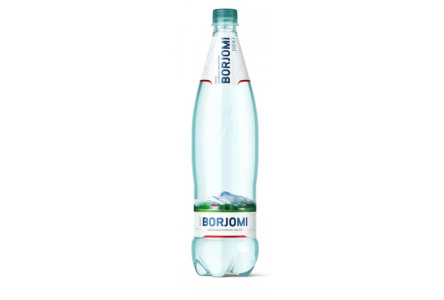 Вода минер BORJOMI 1л газ ПЭТ 1/6шт