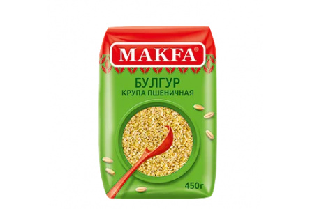 Крупа МАКФА 450гр Булгур 1/8шт