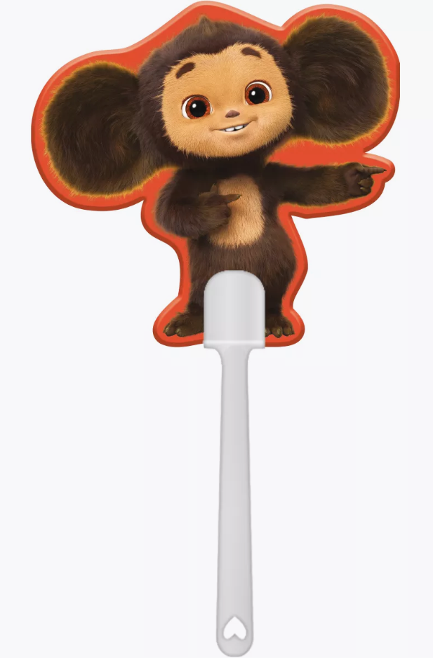 Детский веер ЧЕБУРАШКА 14гр 1/12шт