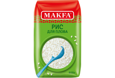 Крупа МАКФА 800гр Рис для плова 1/6шт