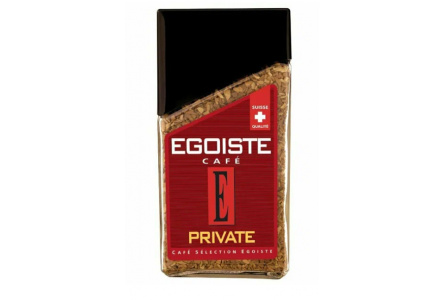 Кофе растворимый EGOISTE 100гр Private Freeze Jar 1/9шт